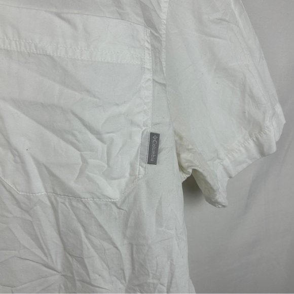 Columbia white button front shirt size XL - Picture 4 of 5